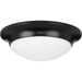 Progress PP350146031 Black Flush Mount Ceiling Light