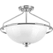 Progress PP366415 Polished Chrome Semi Flush Mount Ceiling Light