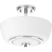 Progress PP366915 Polished Chrome Semi Flush Mount Ceiling Light