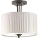 Progress PP375984 Espresso Semi Flush Mount Ceiling Light