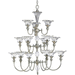 Progress PP4508101 Classic Silver Large Foyer Chandelier