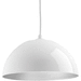 Progress PP53403030K9 White Down Light Pendant