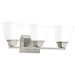 Progress PP300160009 Brushed Nickel 3 Bulb Bathroom Light
