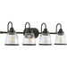 Progress PP300181020 Antique Bronze 4 or more Bulb Bathroom Light