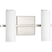 Progress PP30018600930 Brushed Nickel 2 Bulb Bathroom Light