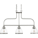 Progress PP400135009 Brushed Nickel Linear Pendant