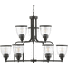 Progress PP400137020 Antique Bronze Mid Sized Chandelier