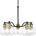 Progress PP400147020 Antique Bronze Mid Sized Chandelier