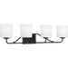 Progress PP300221031 Black 4 or more Bulb Bathroom Light