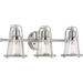 Progress PP300297009 Brushed Nickel 3 Bulb Bathroom Light