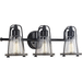 Progress PP300297031 Matte Black 3 Bulb Bathroom Light