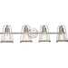 Progress PP300298009 Brushed Nickel 4 or more Bulb Bathroom Light