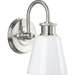 Progress PP300314009 Brushed Nickel 1 Bulb Wall Sconce