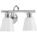 Progress PP300315015 Polished Chrome 2 Bulb Bathroom Light