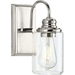 Progress PP300320009 Brushed Nickel 1 Bulb Wall Sconce