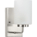 Progress PP300327009 Brushed Nickel 1 Bulb Wall Sconce