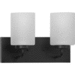 Progress PP300328031 Matte Black 2 Bulb Bathroom Light