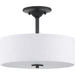 Progress PP350129143 Graphite Semi Flush Mount Ceiling Light