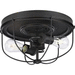 Progress PP350195143 Graphite Flush Mount Ceiling Light
