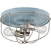 Progress PP350195164 Coastal Blue Flush Mount Ceiling Light