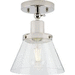 Progress PP350198104 Polished Nickel Flush Mount Ceiling Light