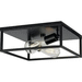 Progress PP350200031 Matte Black Flush Mount Ceiling Light