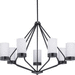 Progress PP400023031 Black Mid Sized Chandelier