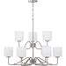 Progress PP400183009 Brushed Nickel Mid Sized Chandelier