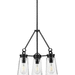 Progress PP400235031 Matte Black Mid Sized Chandelier