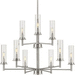 Progress PP400252009 Brushed Nickel Mid Sized Chandelier