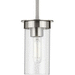 Progress PP500314009 Brushed Nickel Mini Pendant