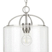 Progress PP500316009 Brushed Nickel Down Light Pendant