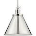 Progress PP500325104 Polished Nickel Down Light Pendant