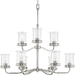 Progress PP400208009 Brushed Nickel Mid Sized Chandelier