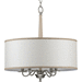 Progress PP400218009 Brushed Nickel Drum Pendant