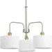 Progress PP400089009 Brushed Nickel Mini Chandelier