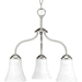 Progress PP476209 Brushed Nickel Mini Chandelier