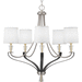 Progress PP400141009 Brushed Nickel Mid Sized Chandelier