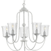 Progress PP400194151 Cottage White Mid Sized Chandelier