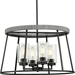 Progress PP40032231M Matte Black Mini Chandelier