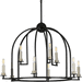 Progress PP400187031 Black Mid Sized Chandelier