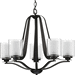 Progress PP400095143 Graphite Mid Sized Chandelier