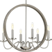 Progress PP400081009 Brushed Nickel Mid Sized Chandelier