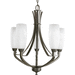 Progress PP443620 Antique Bronze Mid Sized Chandelier