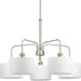 Progress PP400090009 Brushed Nickel Mid Sized Chandelier