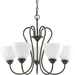 Progress PP466620 Antique Bronze Mid Sized Chandelier