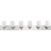 Progress PP300421009 Brushed Nickel 4 or more Bulb Bathroom Light