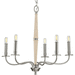 Progress PP400199009 Brushed Nickel Mid Sized Chandelier