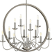 Progress PP400083009 Brushed Nickel Mid Sized Chandelier