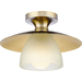 Progress PP350233109 Brushed Bronze Semi Flush Mount Ceiling Light